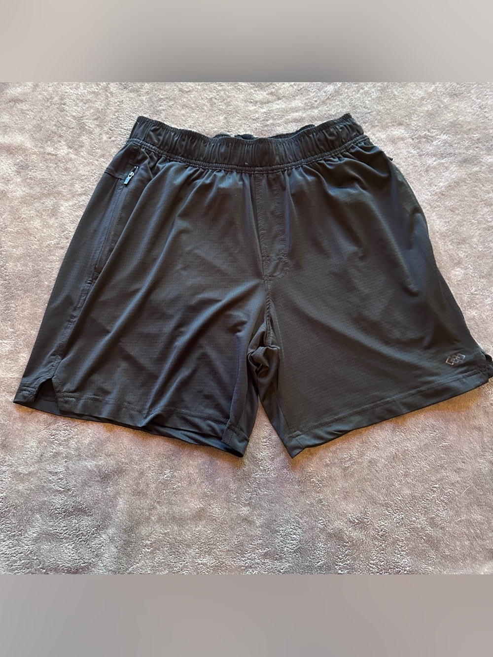 Leg3nd Men's Black Performance Athletic Shorts Size Large